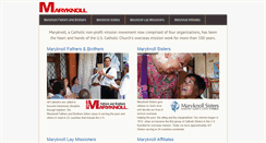 Desktop Screenshot of maryknoll.org