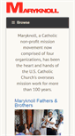 Mobile Screenshot of maryknoll.org