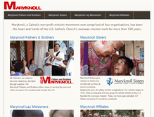 Tablet Screenshot of maryknoll.org